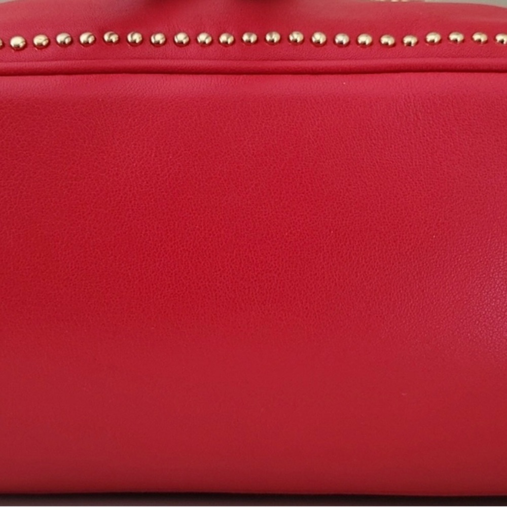 NWOT Michael Kors Rhea Studded backpack Bright Red - Picture 13 of 15